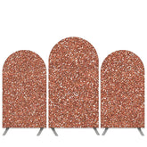 Aperturee Rose Pink Glitter Theme Happy Birthday Arch Backdrop Kit